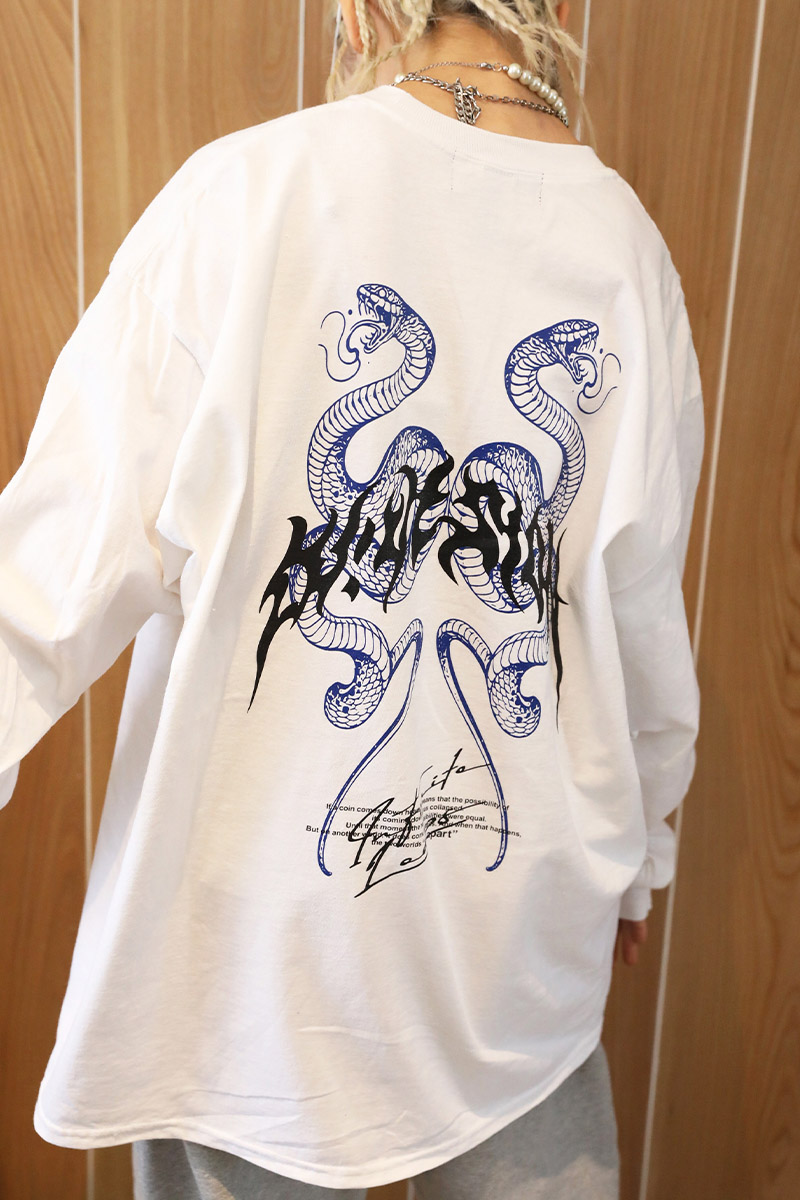 DI:VISION (ディヴィジョン) SHED LS TEE WHITE