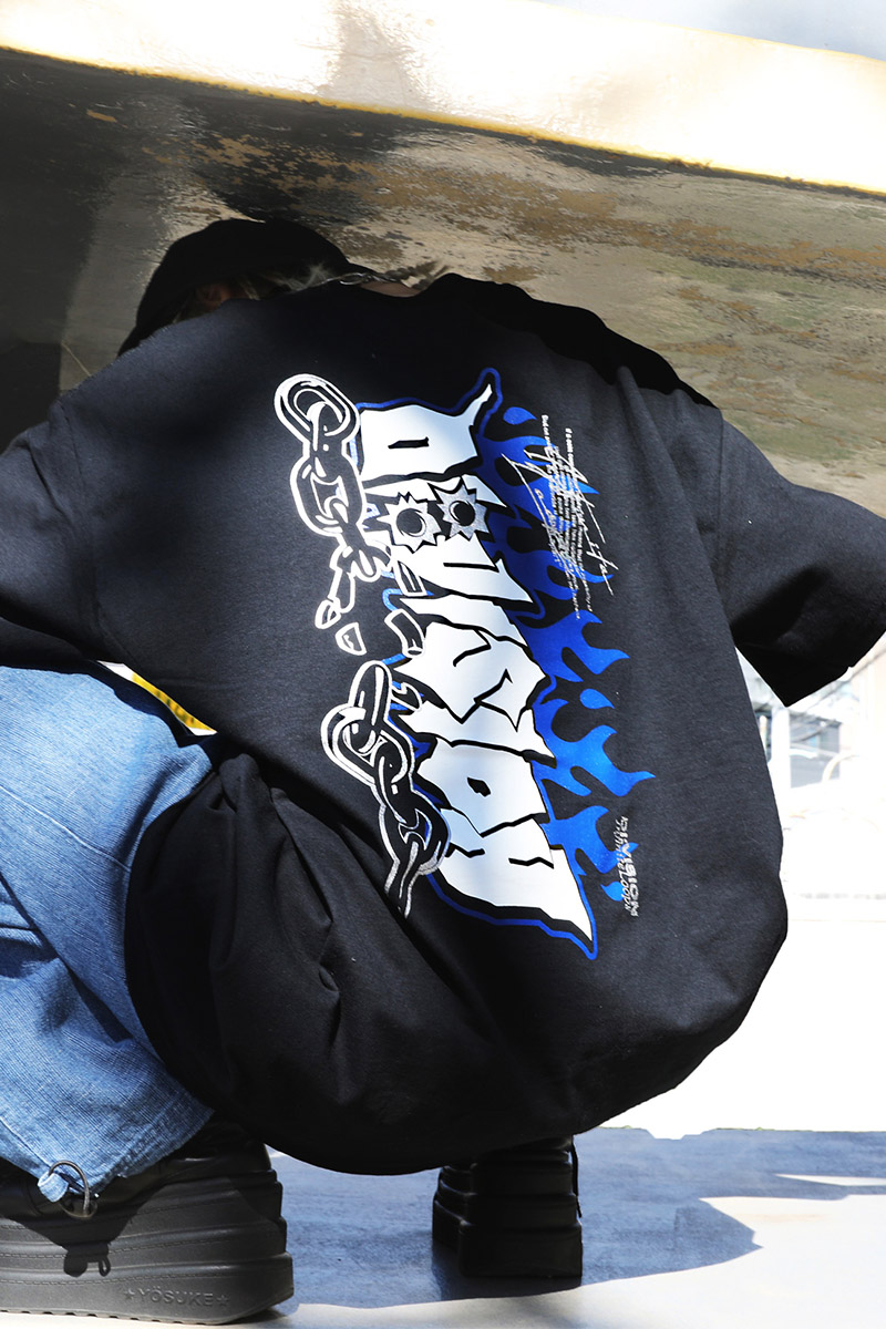 DI:VISION (ディヴィジョン) RELAPSE TEE BLACK