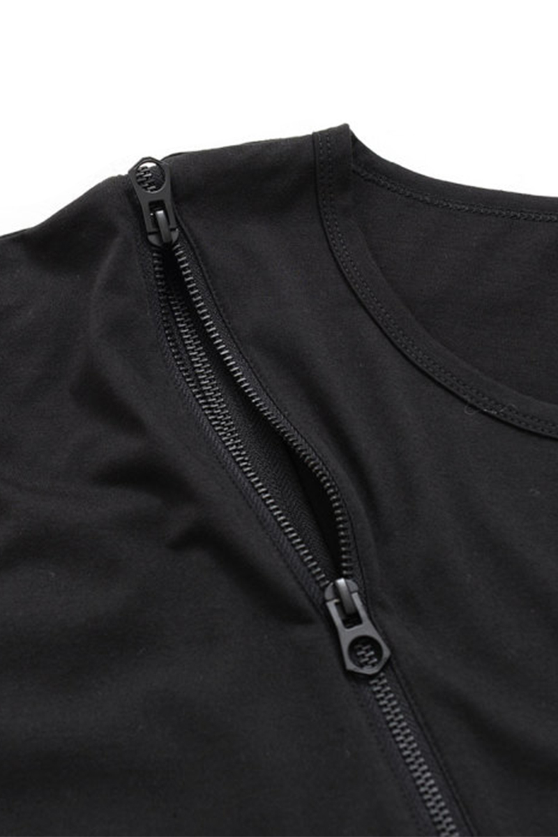 CIVARIZE【シヴァーライズ】 ZIPデザインモードロンT BLACK CIVARIZE【シヴァーライズ】 ZIPデザインモードロンT BLACK