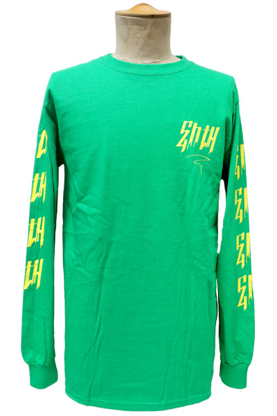ENTH LOGO LONGSLEEVE TEE GREEN
