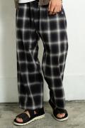 VIRGO VG-PT-229A NOSTALGIC CHECK PANTS BLACK