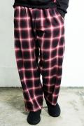 VIRGO VG-PT-229A NOSTALGIC CHECK PANTS RED