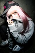 RIP DESIGN WORXX Rest in Punk ボリュームネックパーカー GRAY