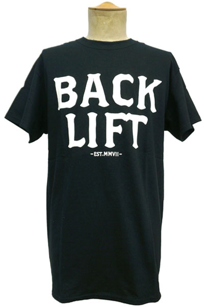BACK LIFT Clear T-SHIRT BLACKxWHITE