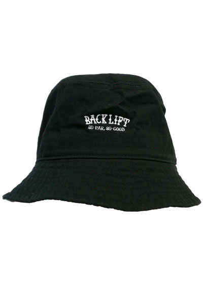 BACK LIFT BUCKET HAT BLACK