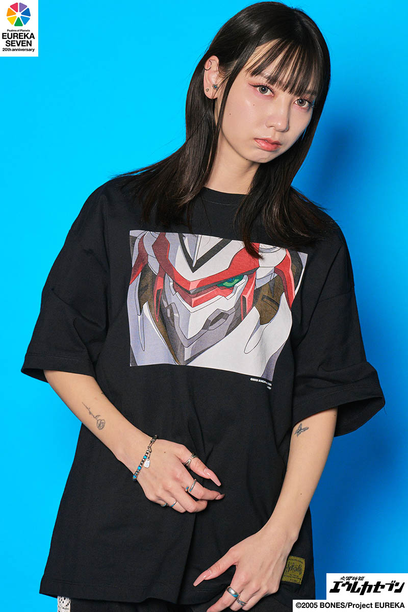 【予約商品】交響詩篇エウレカセブン×Subciety(サブサエティ) Change of life tee - Black