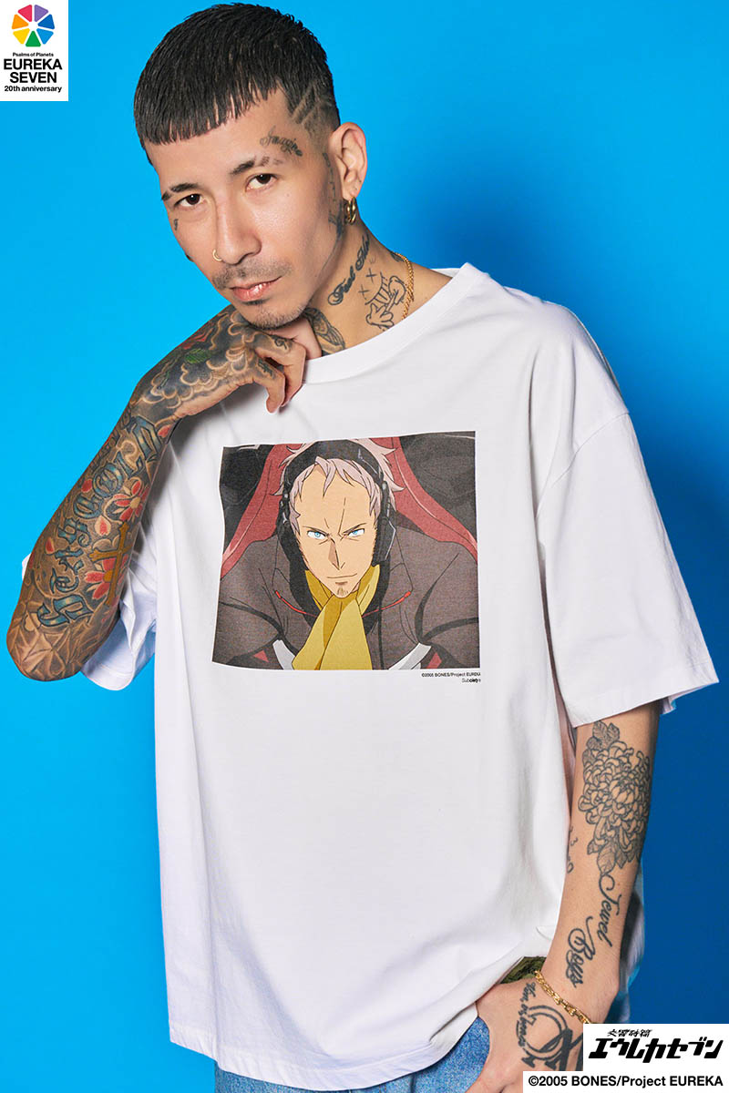 【予約商品】交響詩篇エウレカセブン×Subciety(サブサエティ) Astral Apache tee - White