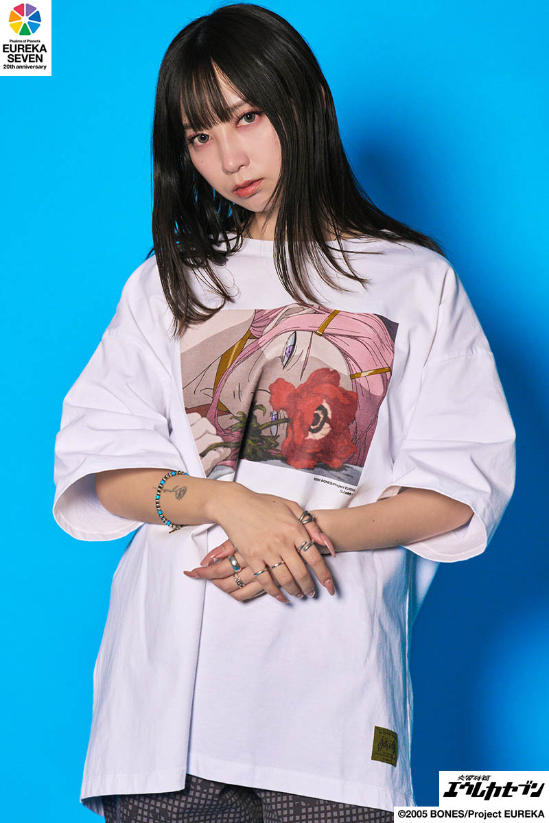 【予約商品】交響詩篇エウレカセブン×Subciety(サブサエティ) It's all in the mind tee - White