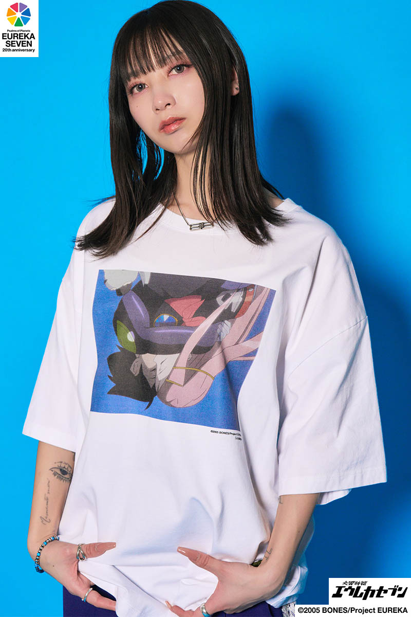 【予約商品】交響詩篇エウレカセブン×Subciety(サブサエティ) Ballet Mécanique tee - White