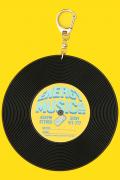 ビビビビット‼︎  レコードキーホルダー 【ENERGY MUSIC‼︎】 黄色
