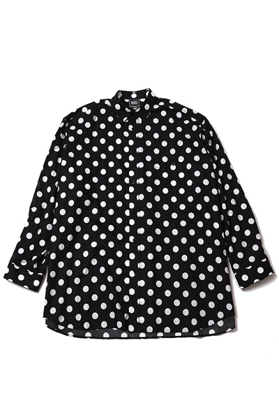 SILLENT FROM ME NAP -Pattern Wide Shirts POLKA DOT