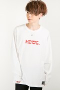 HEDWiNG 〝Kaminari〟 Longsleeve T-shirt White