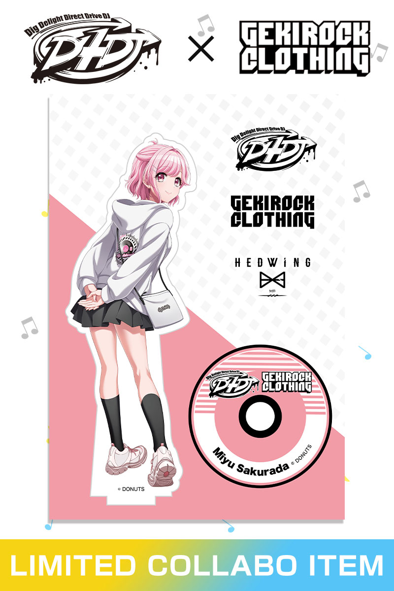 D4DJ×GEKIROCK CLOTHINGコラボ第4弾限定アクリル・スタンド