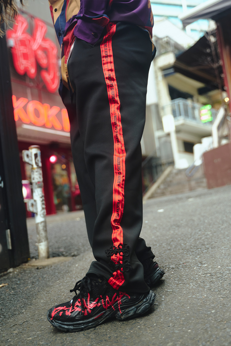 タラチオ×PSYCHO NATION×GEKIROCK CLOTHINGコラボ・トラックパンツ