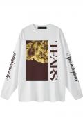 A Good Bad Influence(アグッドバッドインフルエンス) TEARS L/S T-SHIRT - White