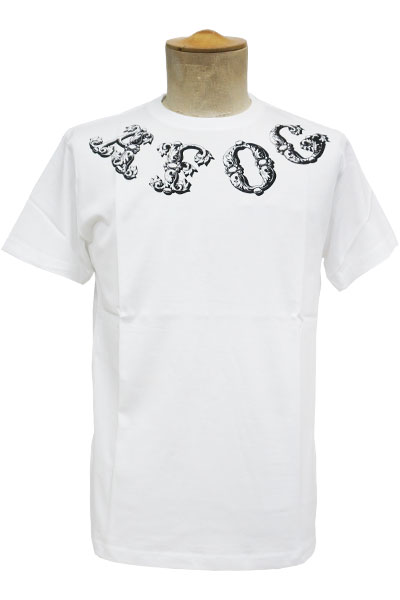 a flood of circle AFOC LOGO TEE WHT