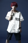 Zephyren BIG BASEBALL SHIRT S/S -SEAMLESS- WHITE