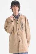 SABBAT13 VEIL SHOP COAT BEIGE