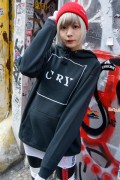 SILLENT FROM ME CRY -Pullover- BLACK