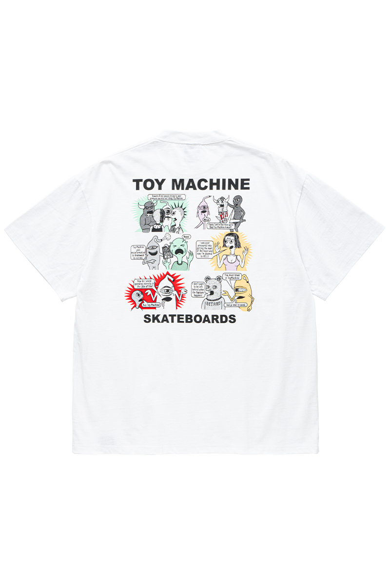 TOY MACHINE(トイマシーン) HEAVY WEIGHT TRACT SS TEE - White