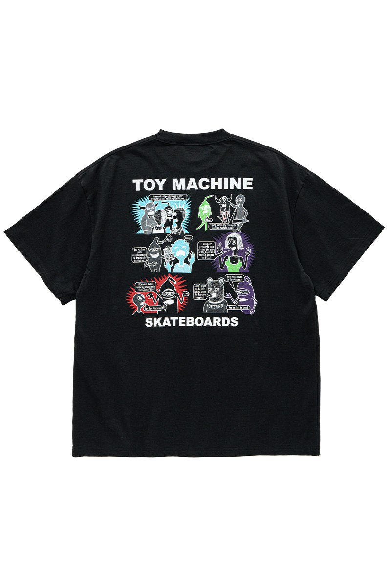 TOY MACHINE(トイマシーン) HEAVY WEIGHT TRACT SS TEE - Black