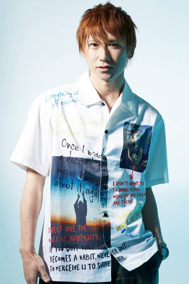 Zephyren(ゼファレン) PHOTO PRINT SHIRT S/S - FEAR NO ONE - WHITE