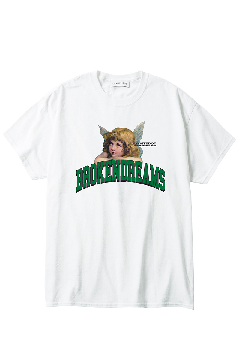 LILWHITE(dot) LW-20SS-T01 ANGERL TEE WHT