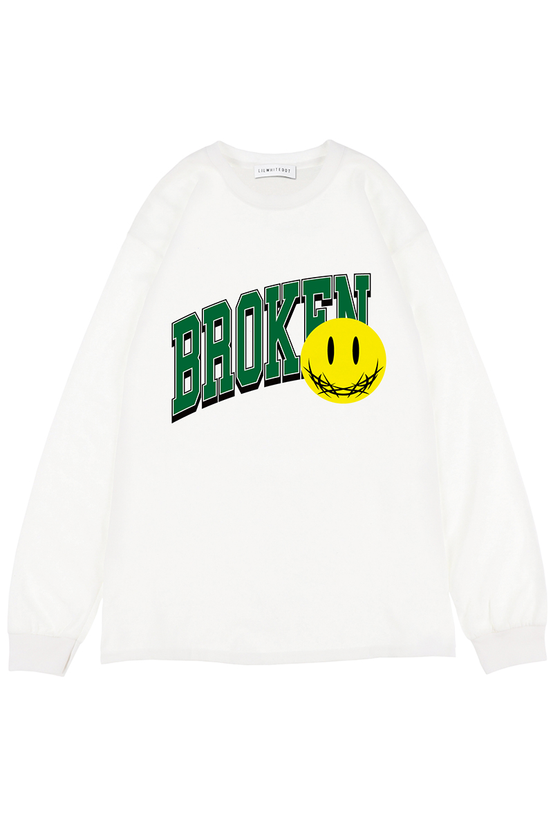 LILWHITE(dot) LW-20SS-LS01 CHARLY LS TEE WHT
