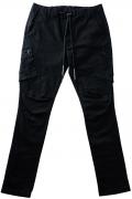 LILWHITE(dot) LW-20SS-B01 WARFARE STRETCH CARGO PANTS BLK