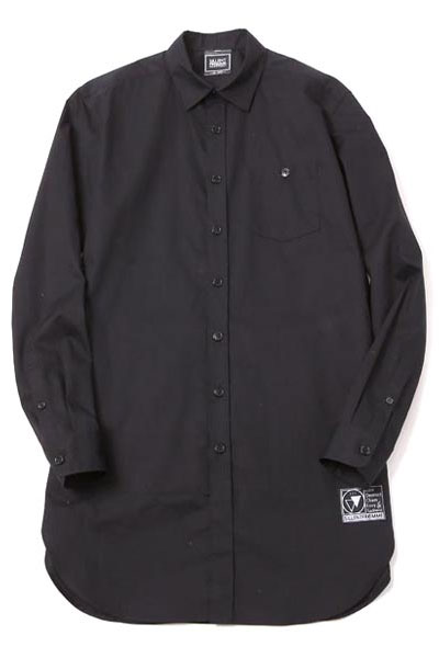 SILLENT FROM ME NORM -Long Shirts- BLACK