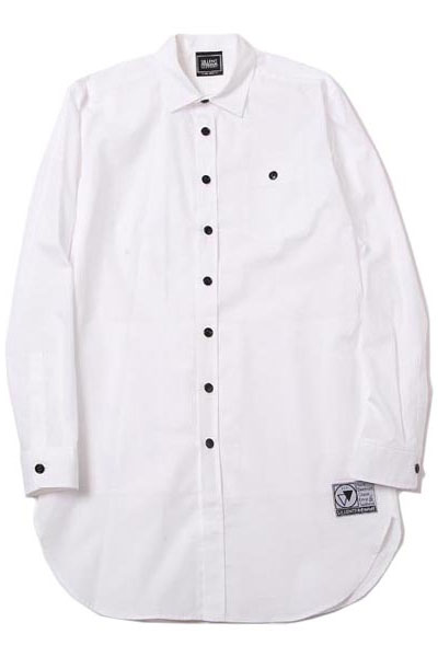 SILLENT FROM ME NORM -Long Shirts- WHITE