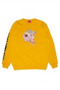 MISHKA (ミシカ) CREAMY CREWNECK SWEAT MIJCR-0 1GOLD