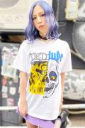 NOT COMMON SENSE DEAD TUDE TEE WHITE