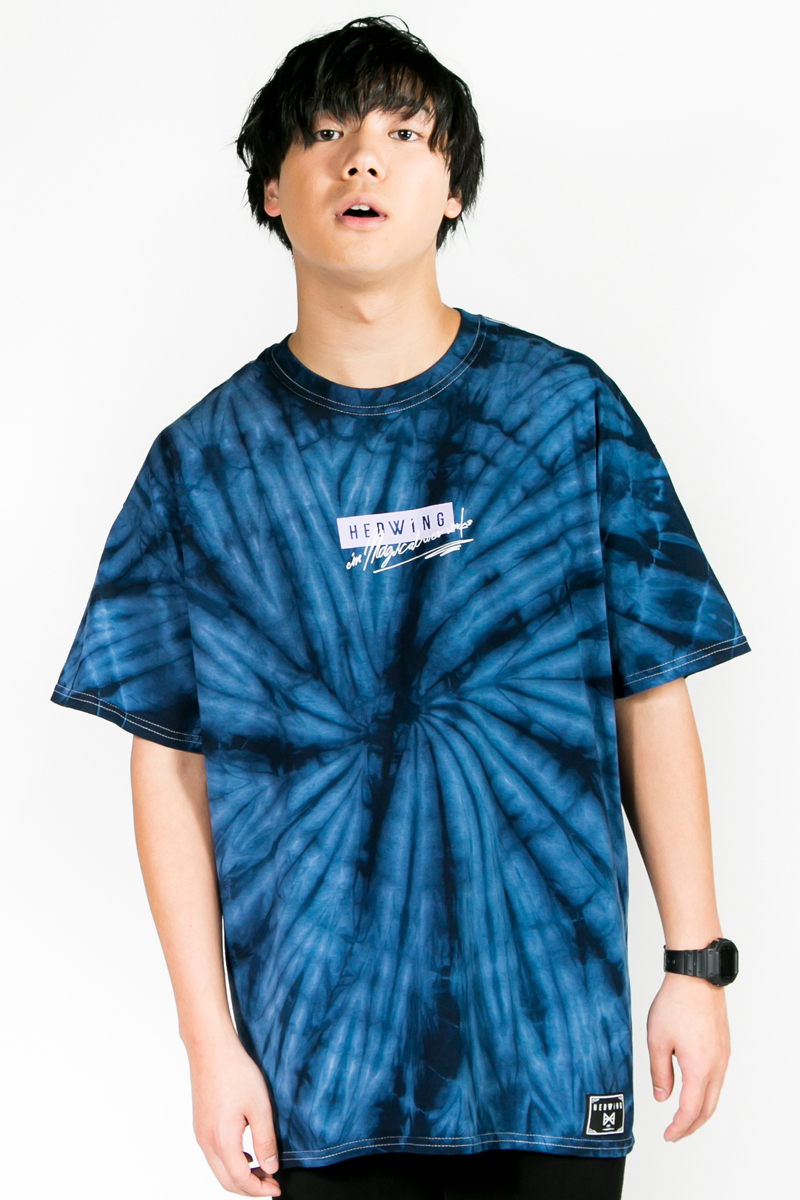 HEDWiNG HD1-018 “Pierre” Tie-dye T-shirt Navy