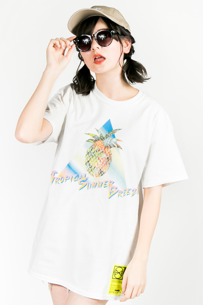 HEDWiNG HD1-019 80’s Tropical T-shirt White