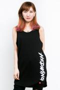 HEDWiNG HD1-021 Waffle Long Tanktop Black