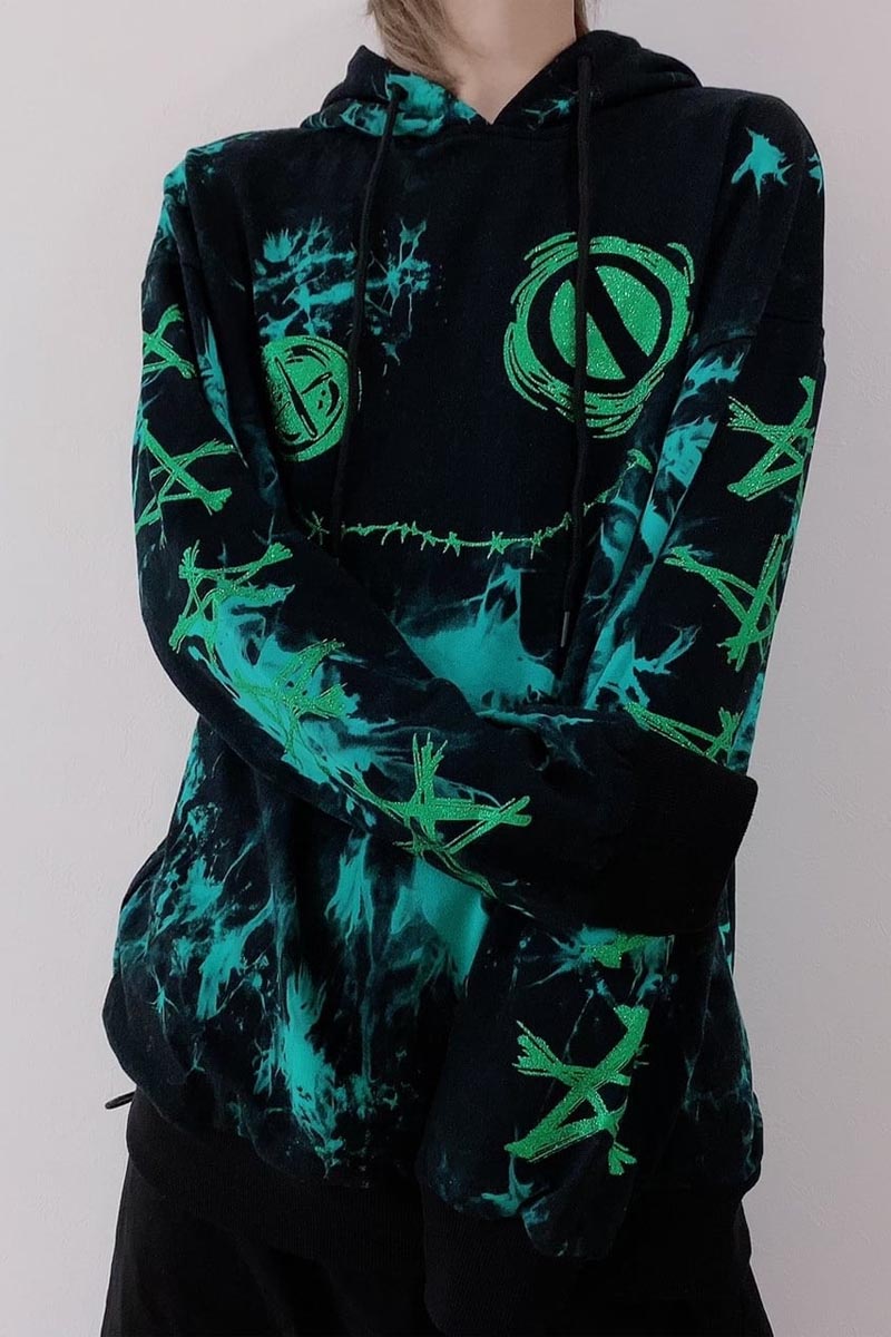 NieR (ニーア) PULLOVER PARKA【GREEN EFFECT】