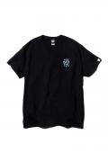 TOY MACHINE TMS20ST2 LOGO GRADATION EMBRO SS TEE BLACK