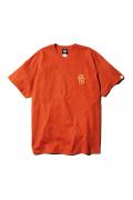 TOY MACHINE TMS20ST2 LOGO GRADATION EMBRO SS TEE ORANGE