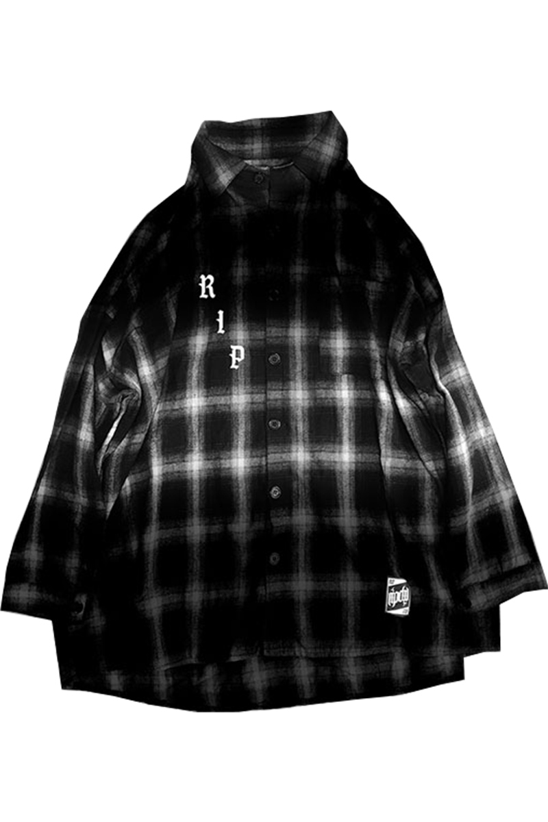 RIP DESIGN WORXX クロスドルーズシャツ CHICANO BLACK / ロック RIP DESIGN WORXX クロスドルーズシャツ CHICANO BLACK / ロック