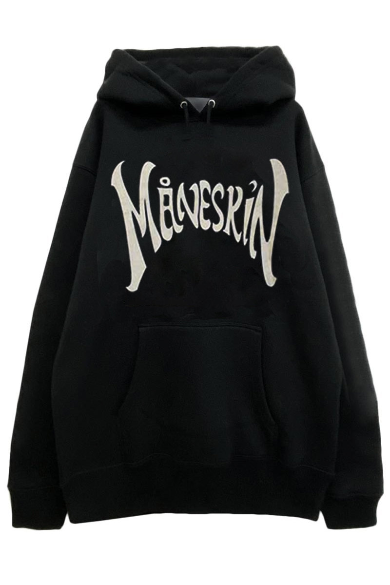 MÅNESKIN Unisex Pullover Hoodie: Zitti e Buoni (Back Print & Ex-Tour)