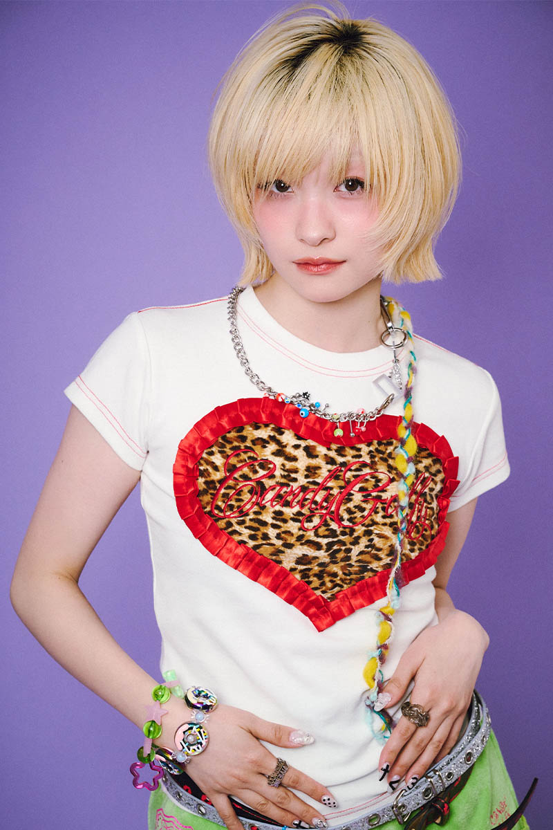 【予約商品】GALFY (ガルフィー) らぶりぃチビT - White