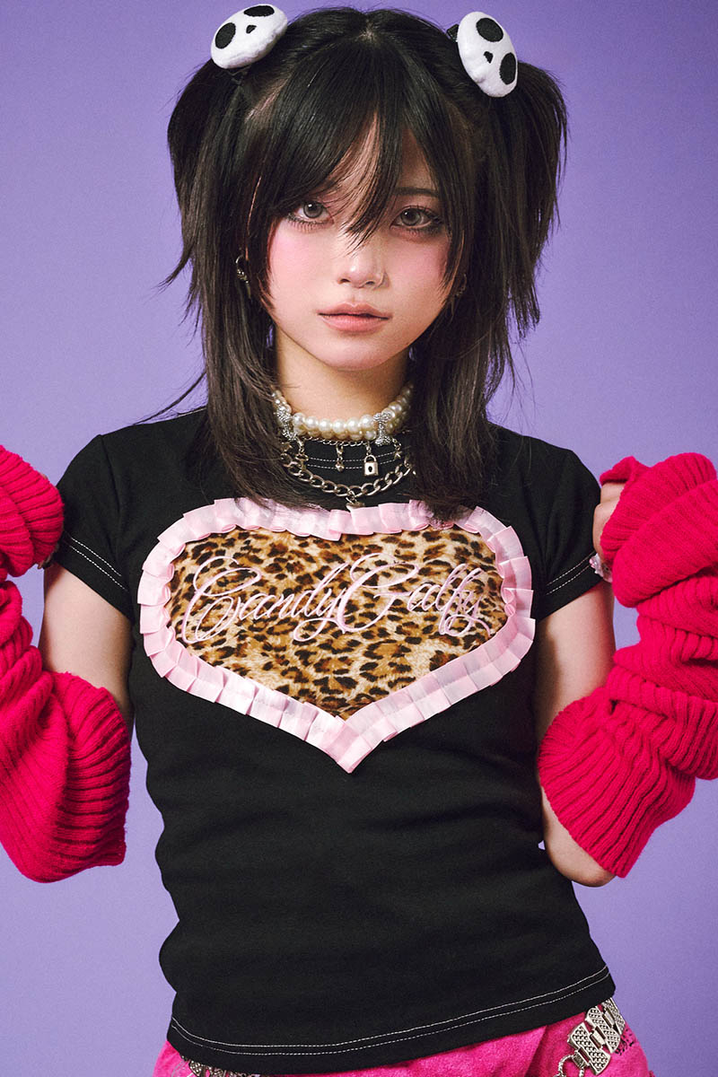 【予約商品】GALFY (ガルフィー) らぶりぃチビT - Black