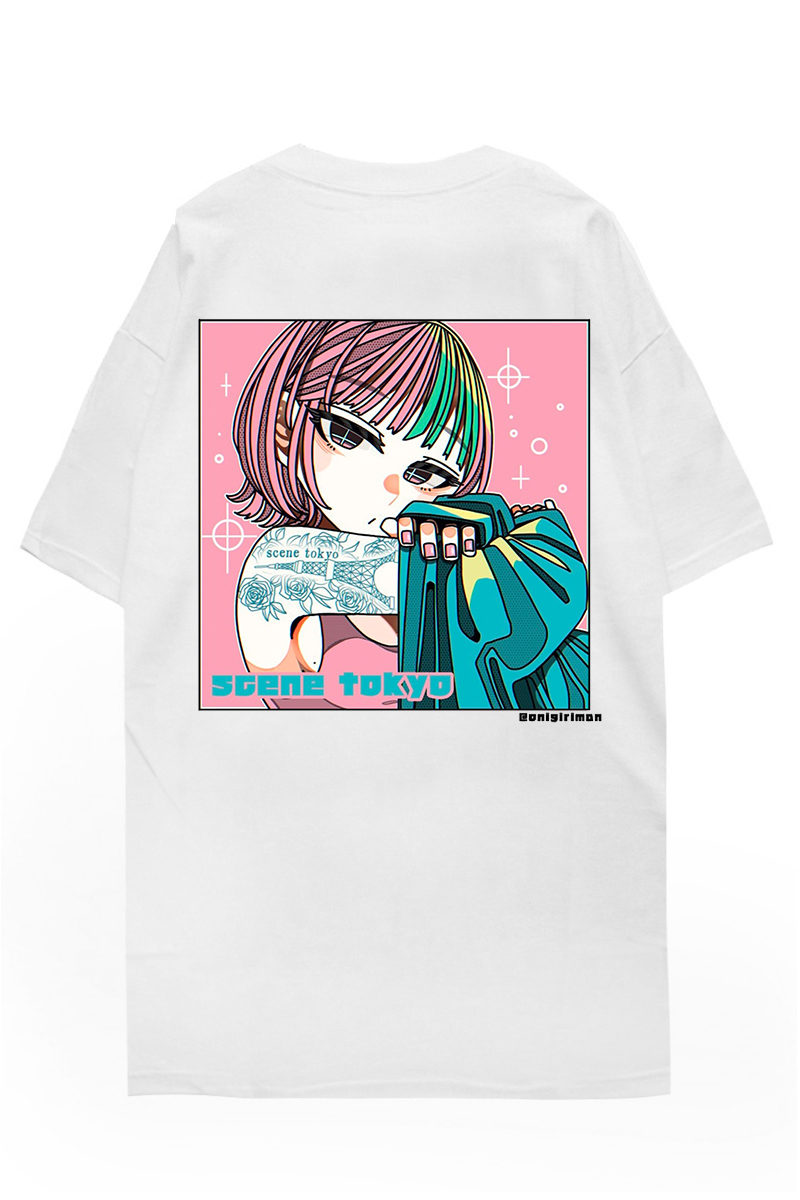 SCENE TOKYO (シーントウキョウ) TYO girl Tee (white)
