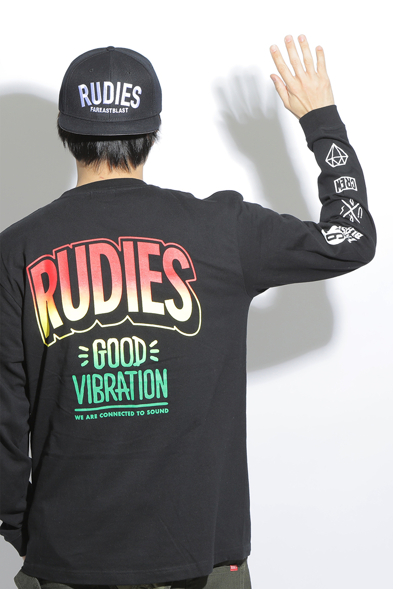 RUDIE'S (ルーディーズ) GOOD VIBRATION LS-T 	BLACK