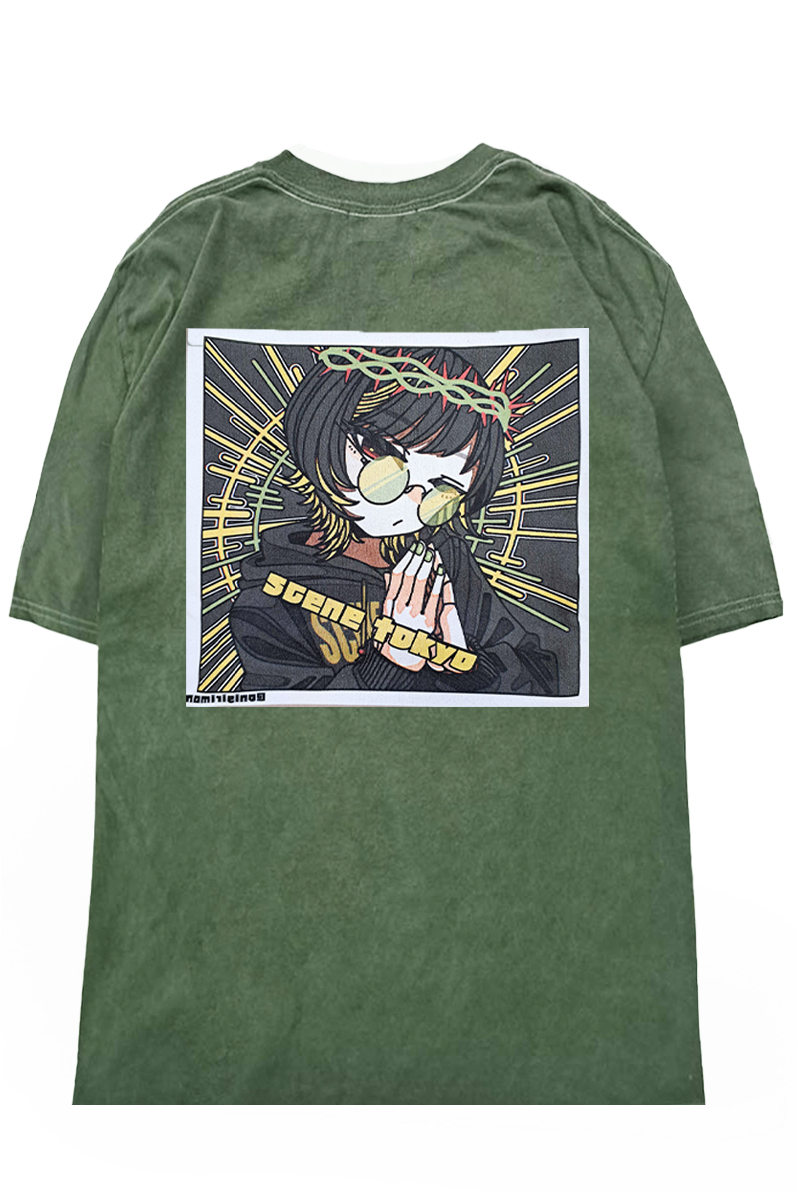 SCENE TOKYO (シーントウキョウ) Maria Tee (pigment olive)