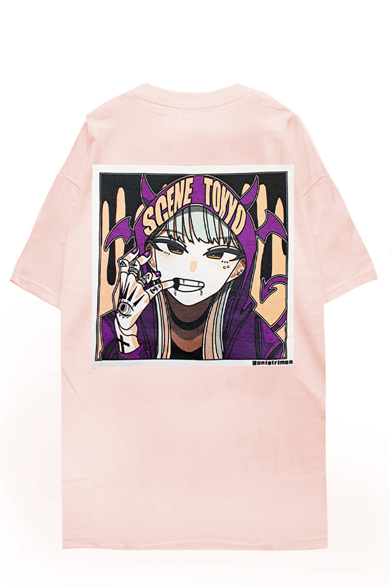 SCENE TOKYO (シーントウキョウ) Devil girl Tee (apricott)