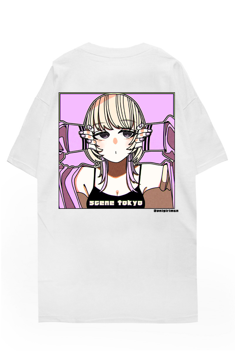 SCENE TOKYO (シーントウキョウ) NFT girl Tee (white)