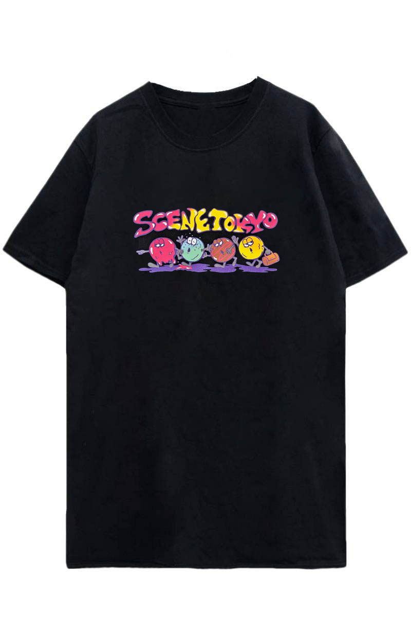 SCENE TOKYO (シーントウキョウ) family Tee (black)