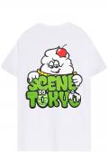 SCENE TOKYO (シーントウキョウ) soft cream Tee (white)